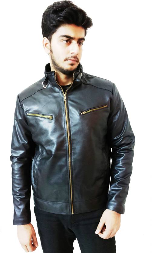 Love Leather Full Sleeve Solid Men S Faux Jacket Black Love Leather Full Sleeve Solid Men S Faux Jacket