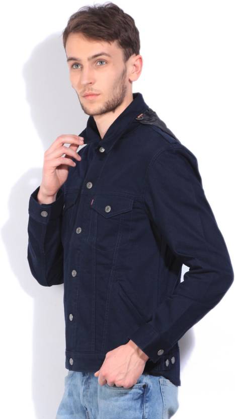 LEVI'S Full Sleeve Solid Men NA Jacket - Buy Blues LEVI'S Full Sleeve Solid  Men NA Jacket Online at Best Prices in India 