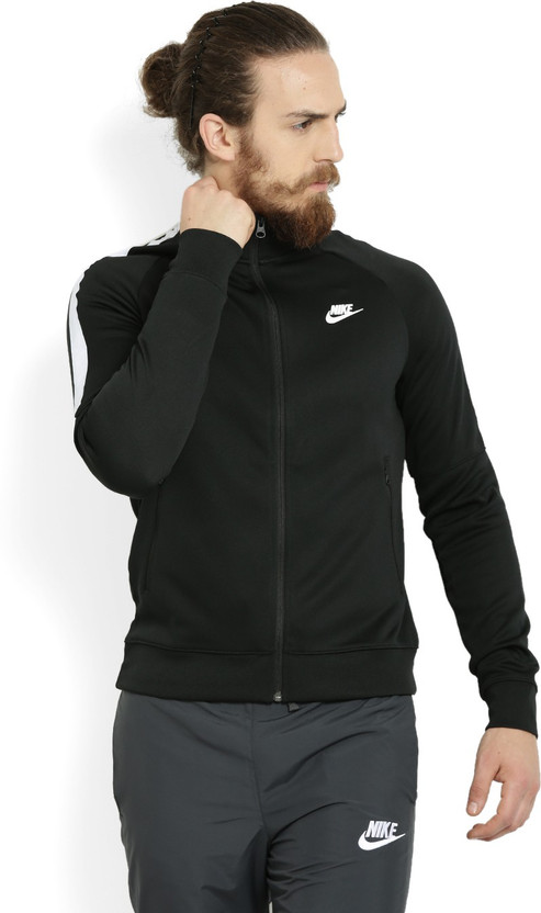 Sleeve Solid Men Sports Jacket 