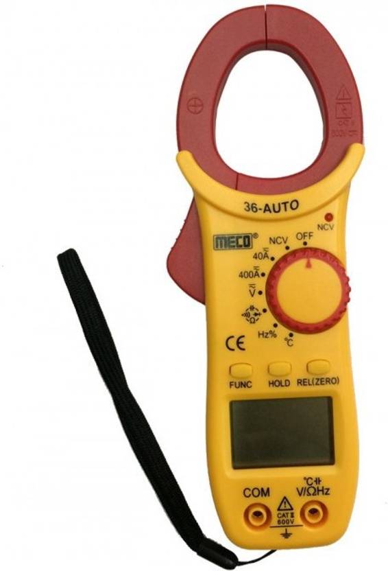Meco 36Auto AC/DC Clamp Meter with Calibration Certificate Digital Multimeter Price in India