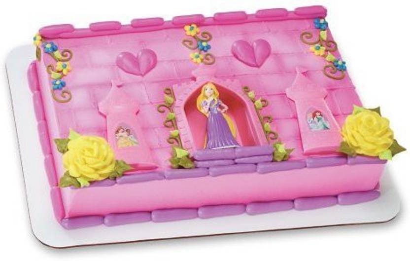 Decopac Disney Princess Rapunzel And Castle Decoset Cake Topper