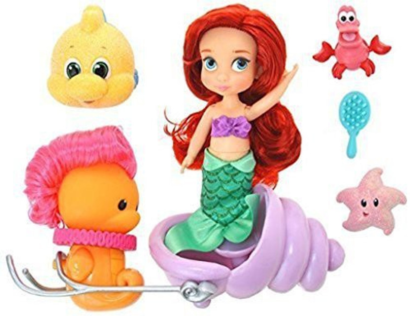 Disney Authentic Animators Collection Ariel Little Mermaid Mini Doll Play Set