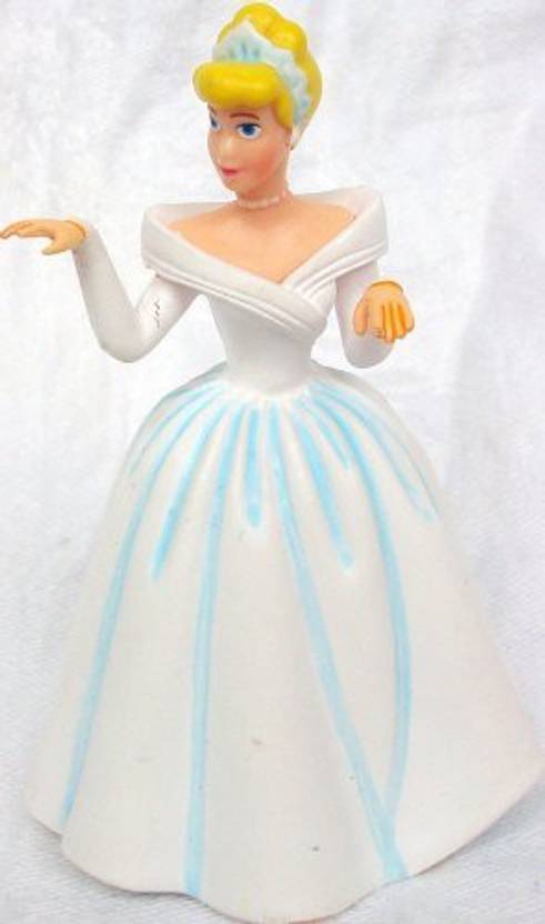 Disney Princess Cinderella In Wedding Gown 3 Figure Doll Toy Cake