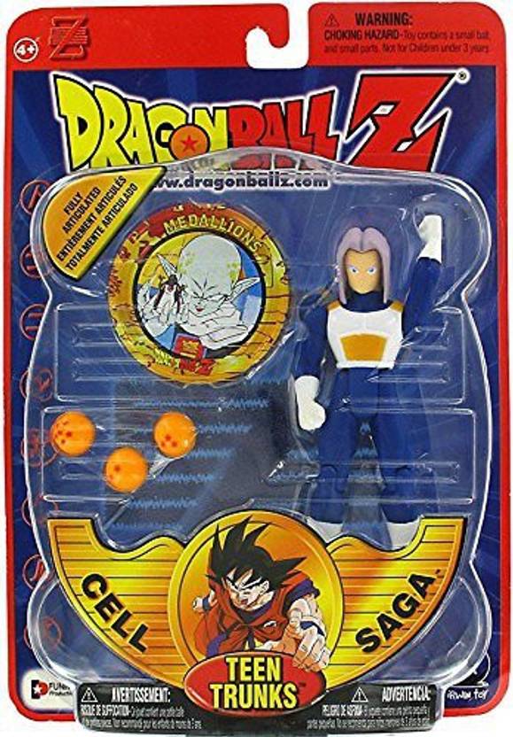 Dragon Ball Z 5 Teen Trunks W Saiyan Armor Action Figure Cell Saga