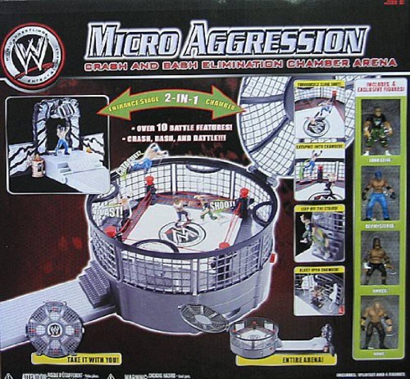 Generic Micro Aggression Elimination Chamber Playset Wwe Toy