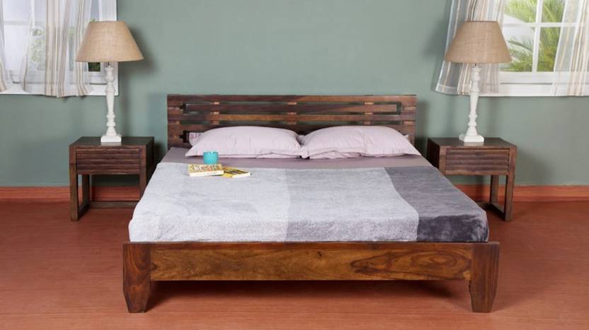 Vintej Home Moroni Sheesham Solid Wood King Bed