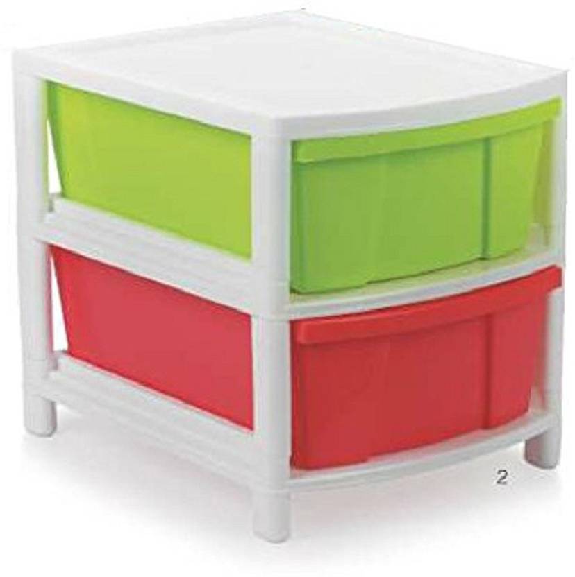 Flipkart Com Aristo 2 Compartments Plastic Modular Drawer Chest