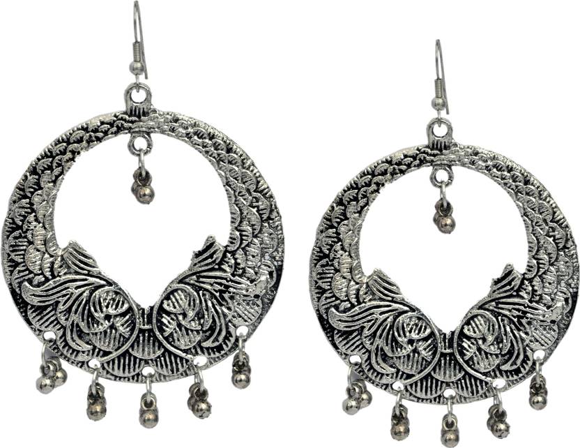 Flipkart Com Sparkle World German Silver Sparkle World German Silver Chandelier Earring