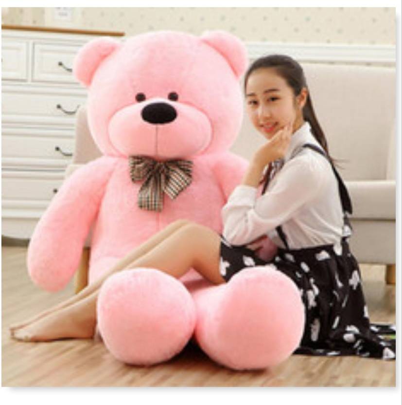 jiokard pink 6 feet teddy bear soft toy with heart for love