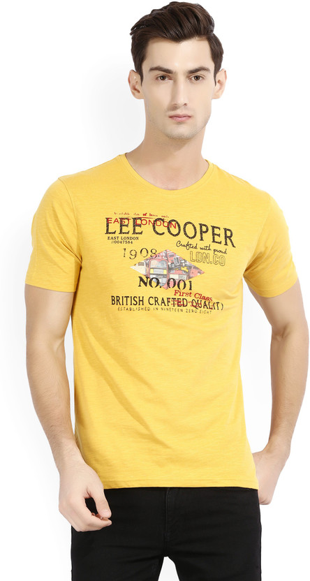 LEE COOPER Printed Men Round Neck