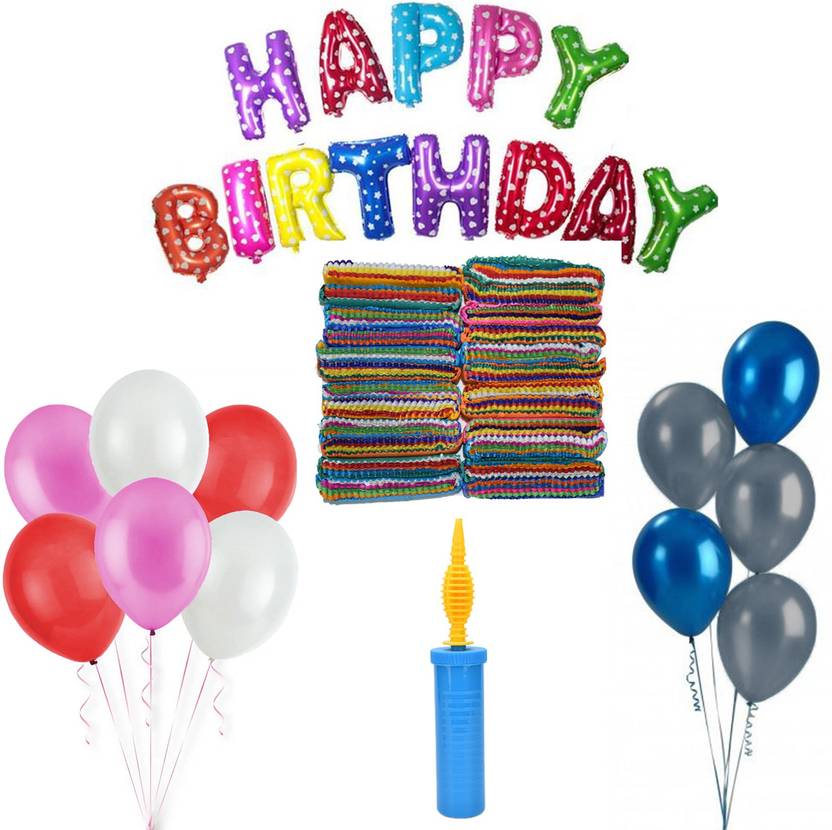 PartyFreak Birthday decoration combo kit Price in India Buy