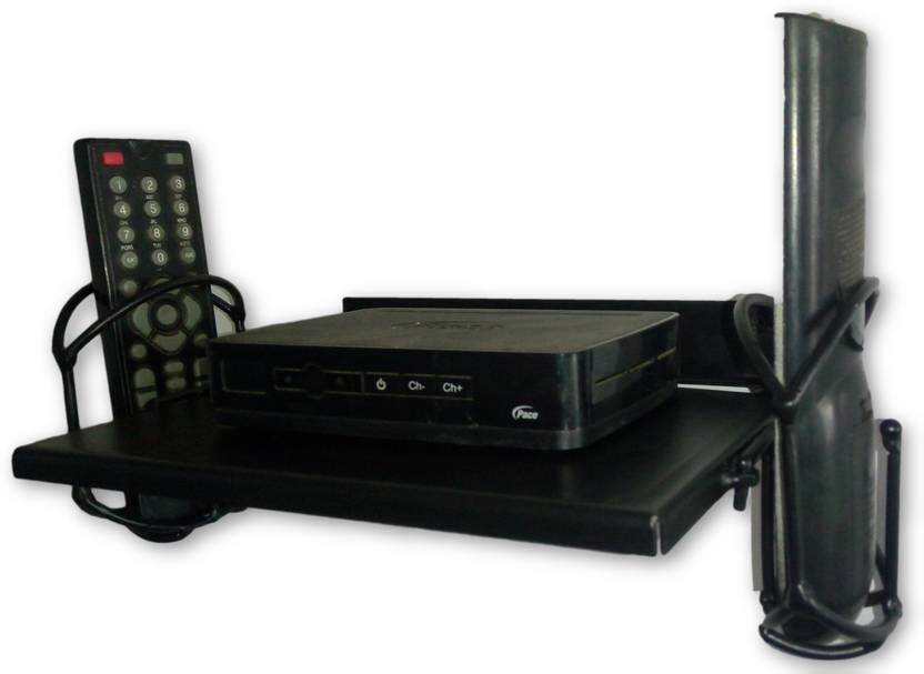 saitech SET TOP BOX STAND /SETUP BOX STAND / DTH STAND Iron Wall Shelf