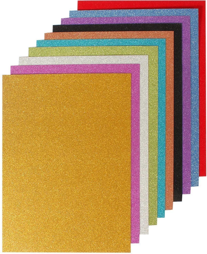 10 A4 Sheets of Craft film Assorted Designs /& Colours New