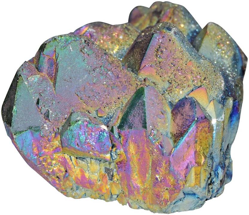 Satyamani Energised Rainbow Aura Quartz Decorative Showpiece 3