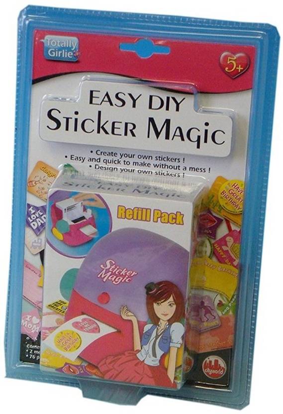 totally girlie sticker magic