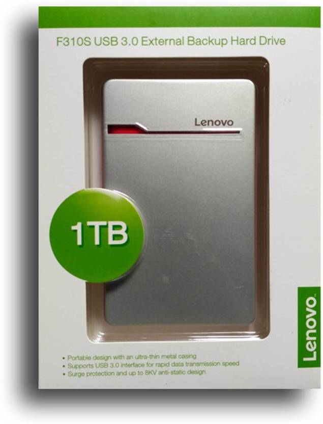 Lenovo 1 TB External Hard Disk Drive Lenovo