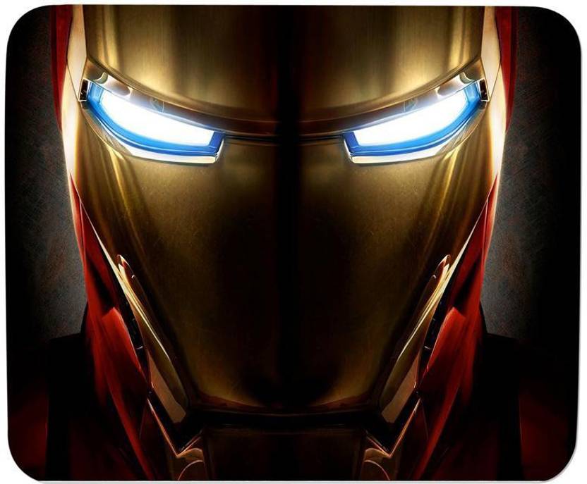 Gmx Mouse Pad For Pc Laptop Iron Man Face Print For Gaming