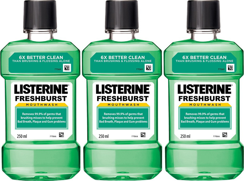 LISTERINE Mouthwash Combo - Fresh Burst(750 ml)