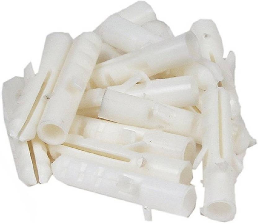 Sturdy Nylon Wall Plugs(Rawl Plugs) Dia 8 mm. X Length 38 mm 100 Pcs