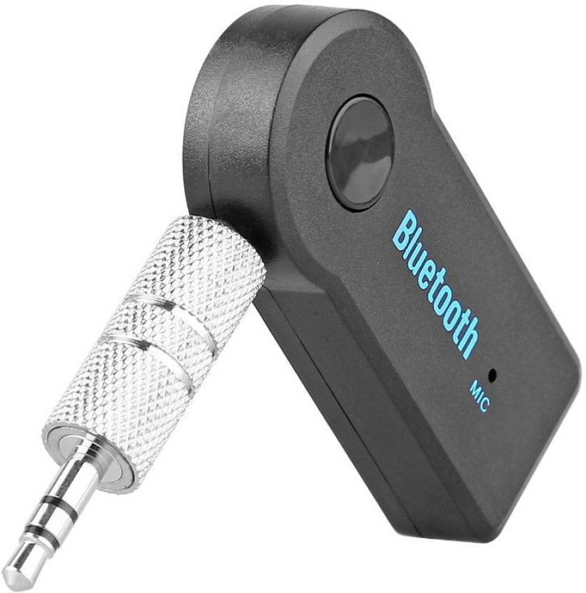 Voltegic ® Car Bluetooth Receiver for aux music input / mobile phone hands free calls Volt AR 105 Bluetooth Black