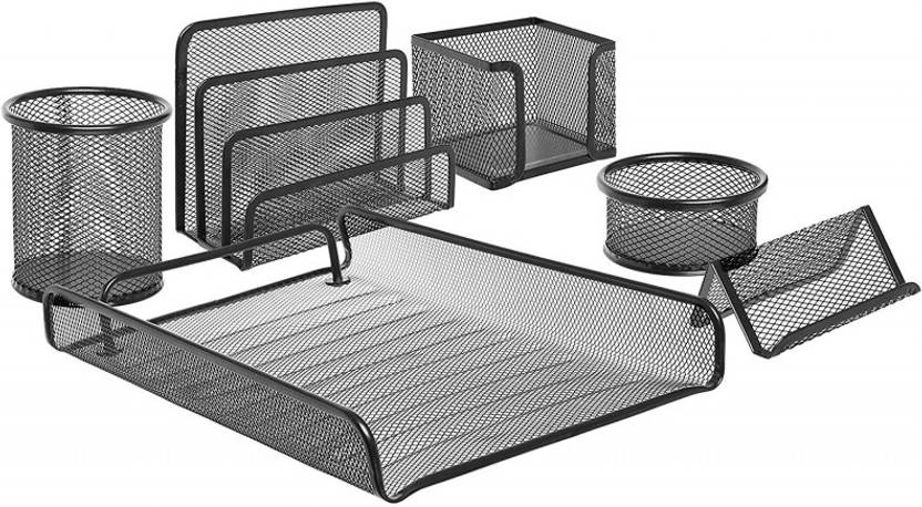 Fabulo 8 Compartments Mesh Desktop Accessories