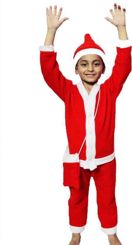 Crezon Best Christmas Santa Claus Dress For Kids 1 2 Years Xmas Kids Costume Wear