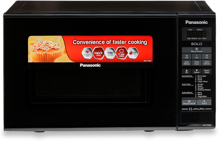 Panasonic 20 L Solo Microwave Oven(NN-ST266BFDG, BLACK)