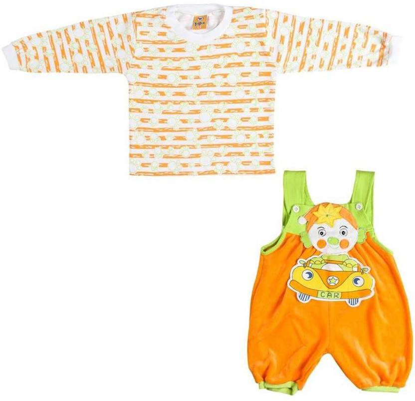 Winter Wear Dungaree For Boys Girls Embroidered Cotton Price In