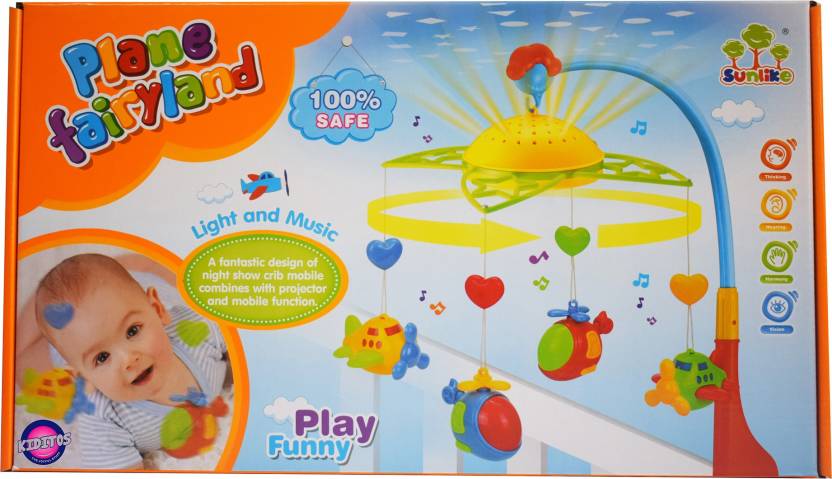 Kiditos Dreamful Bed Ring Cot Mobile With Projection Music