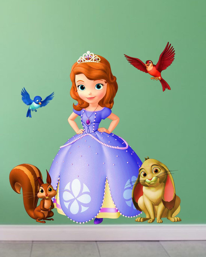 Disney Princess Sofia The First 3d Window Wall Decals Kids Decor