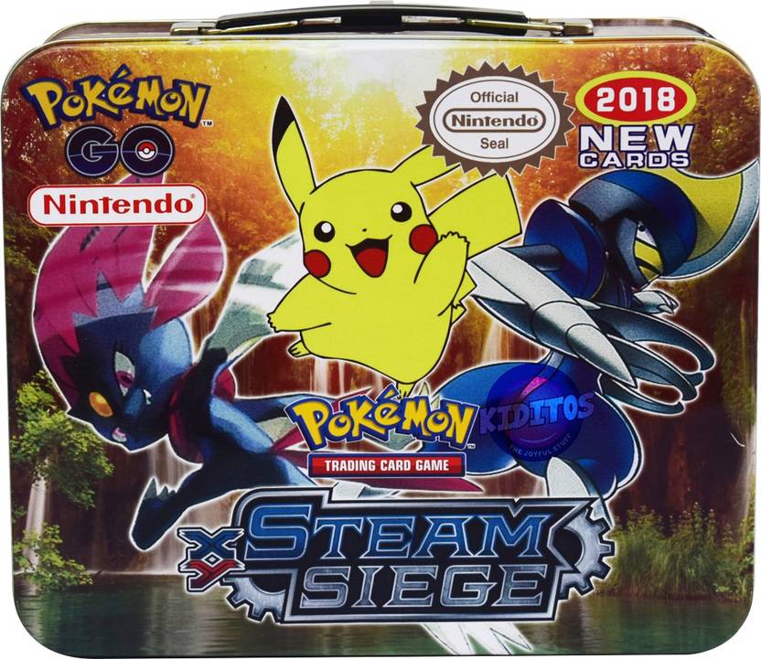 Kiditos Pokemon TCG Go XY Steam Siege (200 Plus Cards with Booster Pack) Pokemon TCG Go XY