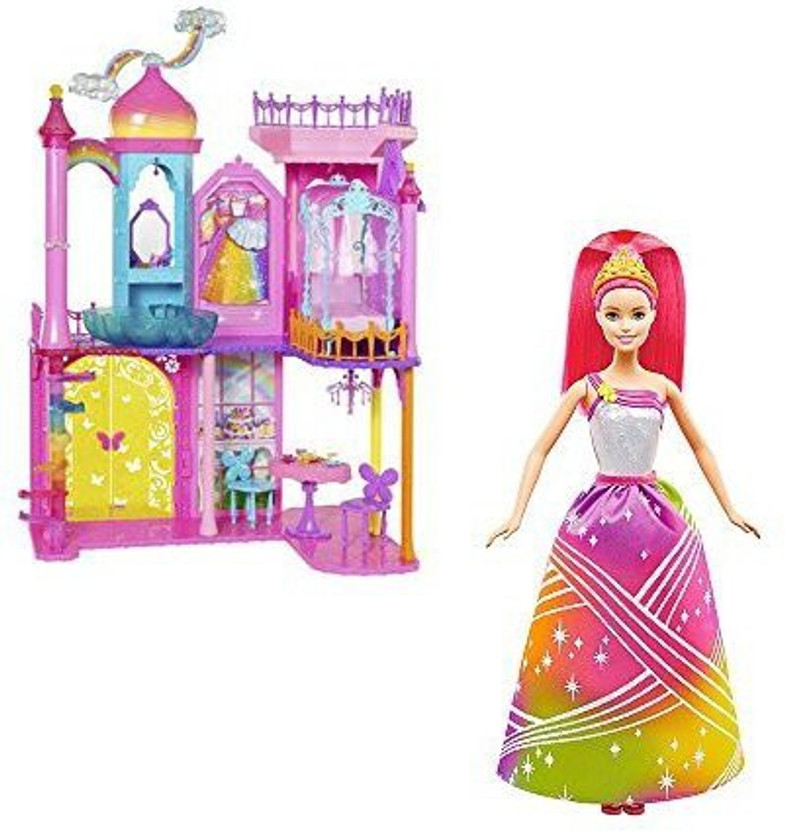 Barbie dreamtopia doll house hot sale
