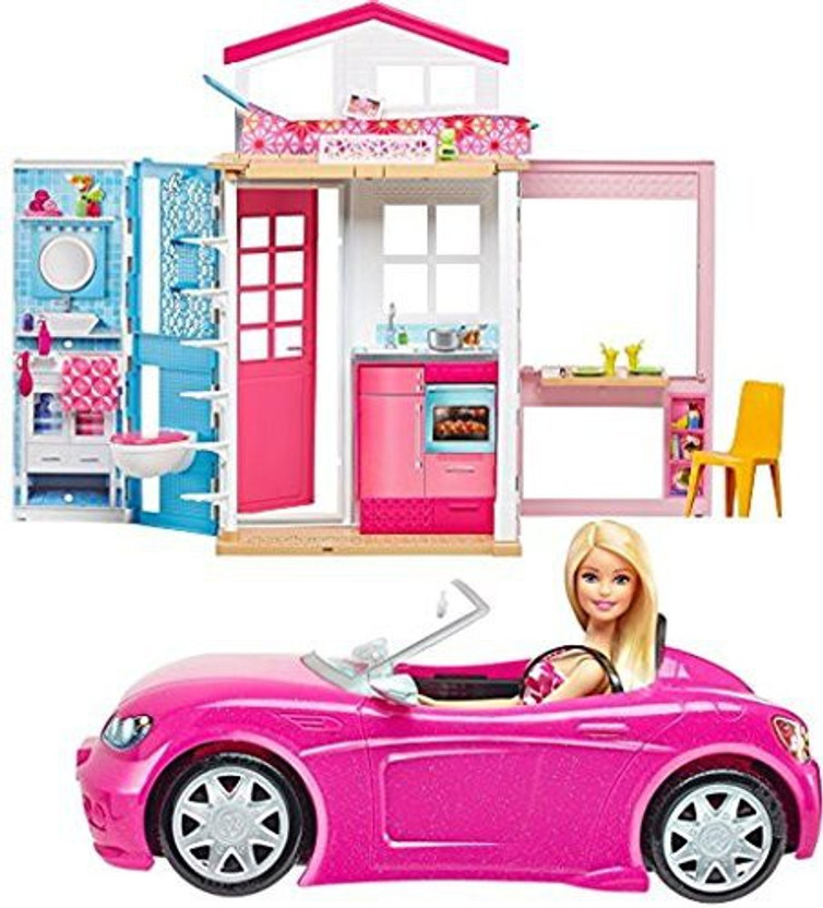 barbie convertible and doll pack
