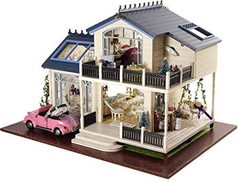 Cuteroom Diy Kits Wooden Dollhouse Miniature With Idea Gift Cuteroom Diy Kits Wooden Dollhouse Miniature With Idea Gift Craft Provence Multicolor