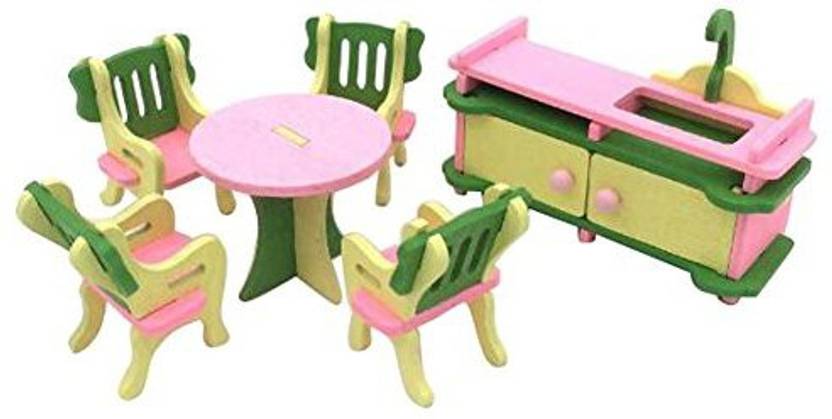 Dragon Sonic Simulation Furniture Table Doll Toy Kitchen Home