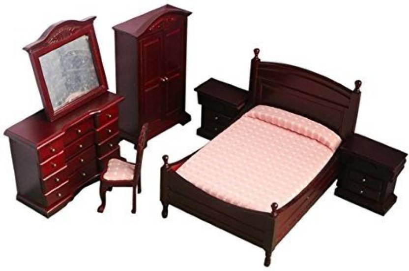 Bestlee 1 12 Classic Victorian Wooden Dollhouse Bedroom Furniture