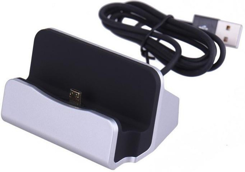 Raptas Charge & Sync Dock Stand For Micro USB V8 Pin Mobile Holder
