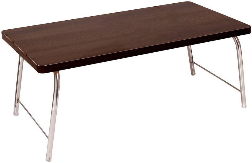Multi Table Proud Made In India Wooden Utility With Foldable Stainless Steel Legs Best Portable Bed Laptop Study Wenge Color