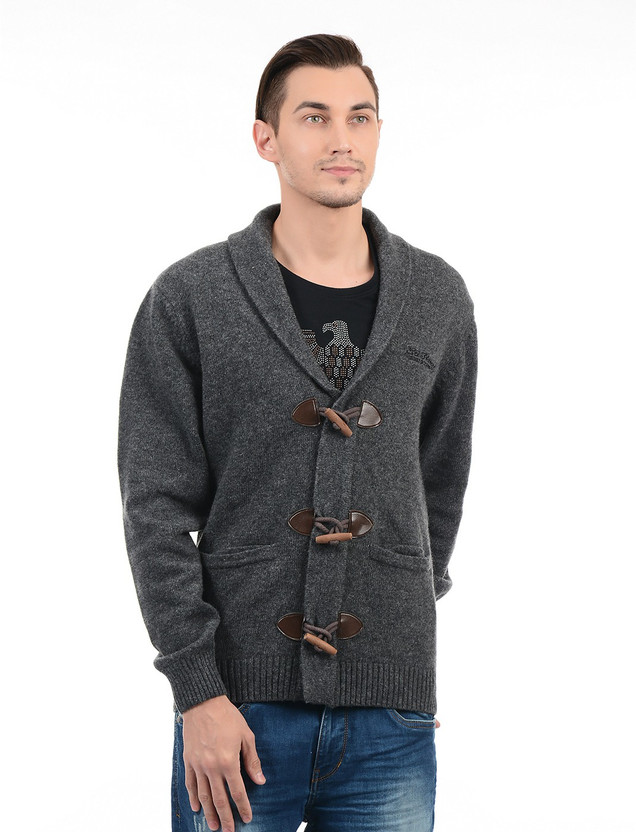 ED HARDY Men Sweater - Buy Grey ED 