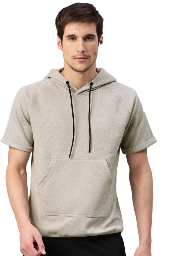 half sleeve sweatshirt mens