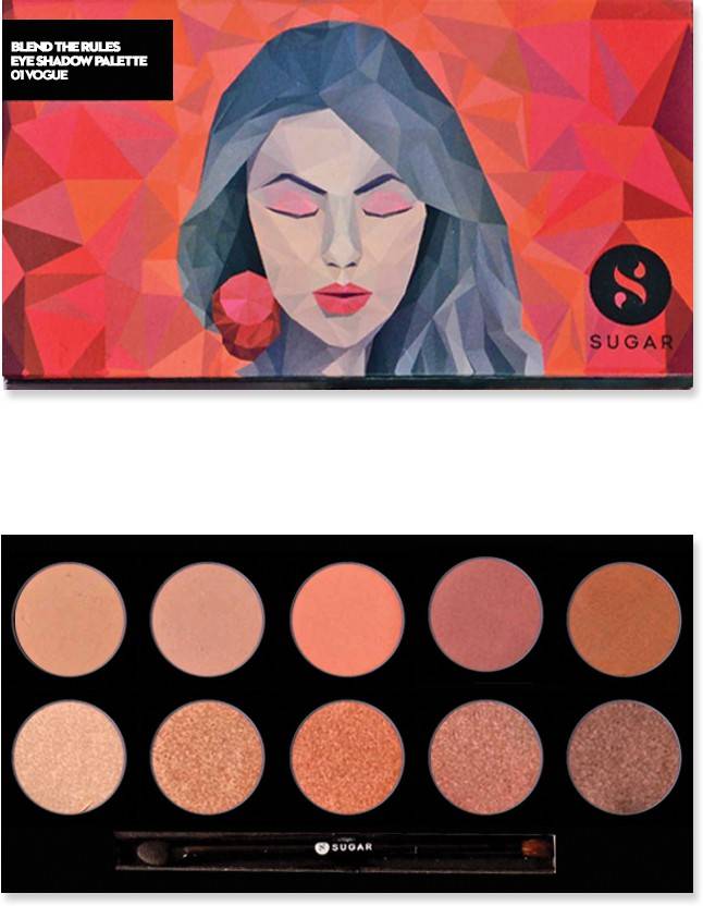 SUGAR Cosmetics Blend The Rules Eyeshadow Palette Vogue 12.5 g Price