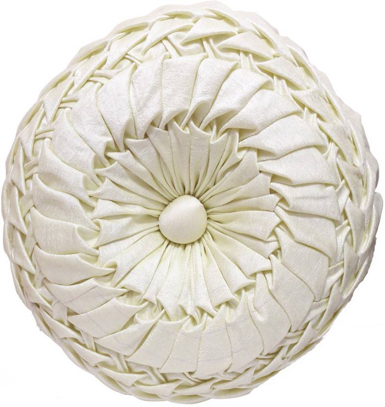 Nirantar Smocked Pillows Pattern Decorative Cushion Pack Of 1