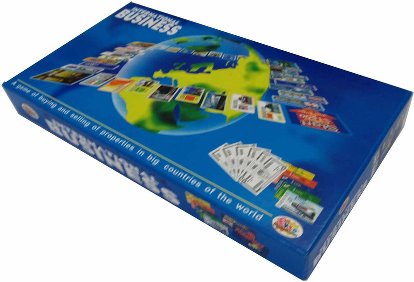 Ekta International Business A Board Game of Buying, Selling, Banking, Mortgaging, etc. Kids Toys Games, Bonanza Money & Assets Board Game