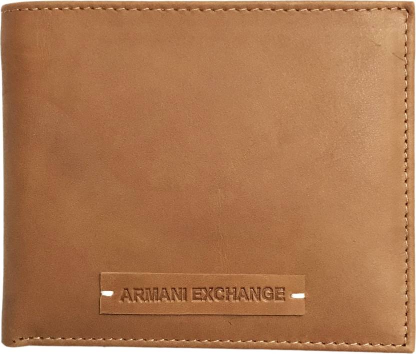 A/X ARMANI EXCHANGE Men Brown Genuine Leather Wallet Brown - Price in India  