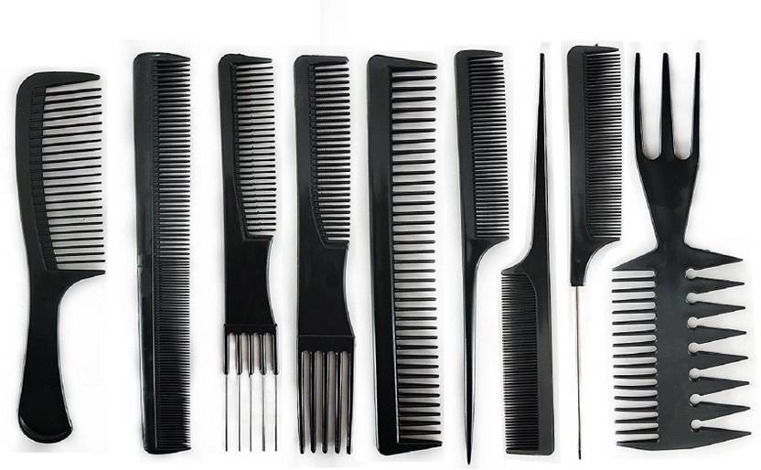 Confidence 9 Pcs Hair Stylists Professional Styling Comb Set
