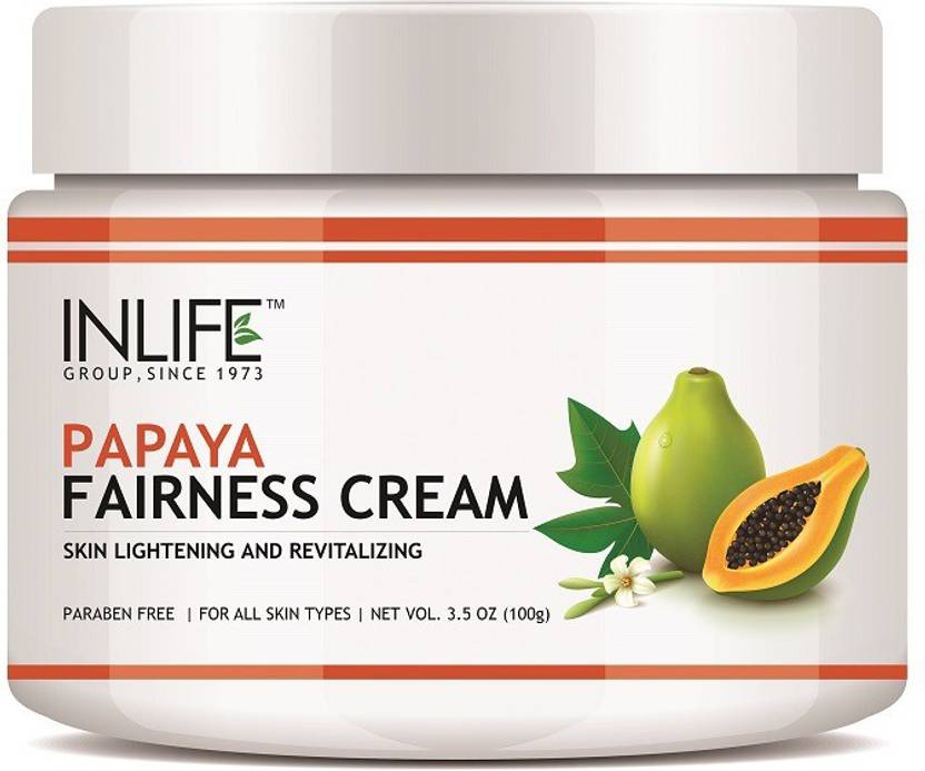 Inlife Natural Papaya Skin Lightening and Revitalizing Fairness Cream
