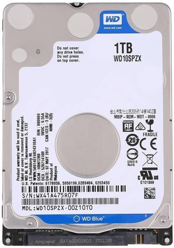 WD Blue 1 TB Laptop Internal Hard Disk Drive (WD10SPZX/WD10JPVX) WD