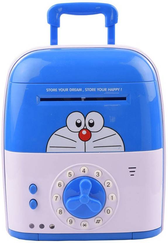 Shoppernation Fancy Doremon Design Electric Coin Bank Coin Bank