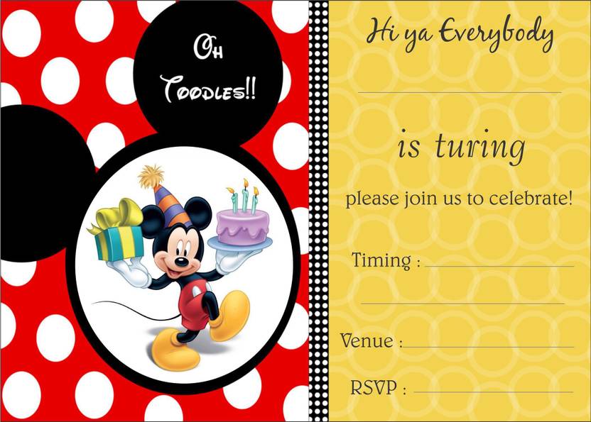 power plus birthday metallic card invitations with envelopes kids