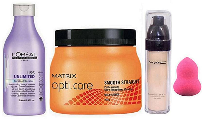 Matrix Opti Care Hair Spa Liss Unlimited Shampoo Mac Skin